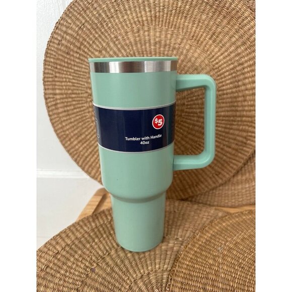 40 oz Tumbler with Handle no lid - Picture 1 of 9